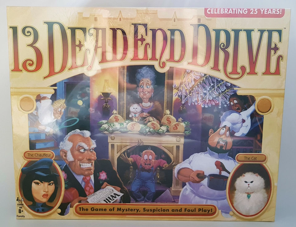 13 Dead End Drive Board Game Family Mystery Winning Moves Celebrating 25 Years - Image 3 of 4