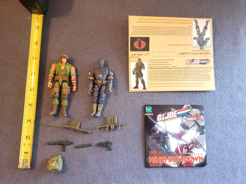 2002 Hasbro Gi Joe vs Cobra Dart v1 & Cobra Claws v4 2er Pack Figuren