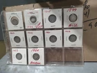 10 Mixed Date Barber Dimes With One Standing Liberty .25