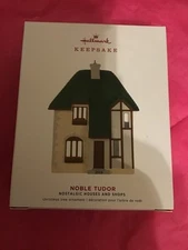 Hallmark Keepsake Ornament 2019 Noble Tudor 36th #36 Nostalgic Houses Shops new