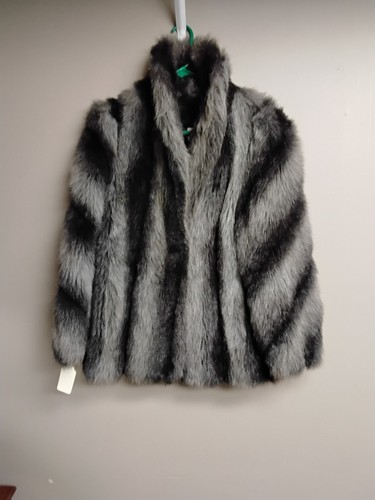 Vintage Donnybrook Women's Faux Fur Coat Size M #546