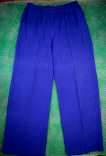 St John Collection Women's Royal Blue Santana Knit Pants Size 10