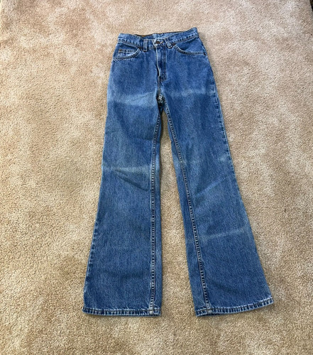 Vintage Levi's Bootcut Jeans 31417 Youth 16 Boys slim fit 1990s Made in USA
