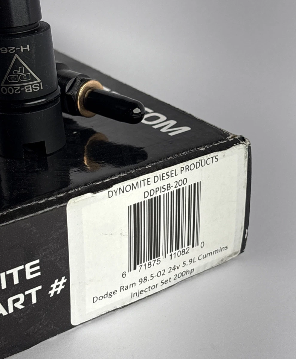 Dynomite Diesel DDPISB-200 200HP Injector Set 98.5-02 Dodge Ram 5.9L Cummins 24V photo 5