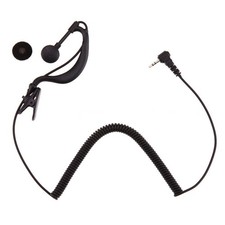 2.5mm Curved Single Ear Headset for Construction Site Radio Communication