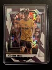 HEE-CHAN HWANG /92 - Purple & White Stripes Prizm - Wolverhampton Wanderers