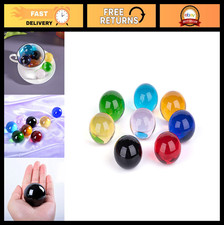 8pcs Multicolor 40mm Crystal Glass Balls - Gemstone Vase Fillers Fish Tank Dec