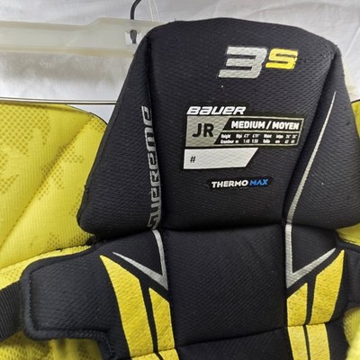 Bauer Supreme 3S Pro Ice Hockey Pants Junior Size M, Black