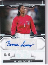 2024-25 Panini Noir FIFA No. AC-BS Briana Scurry Auto 7/99
