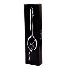 Chef Kunz Slotted Sauce Spoon 9 Inch 18/10 Stainless Steel Plating Spoon
