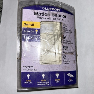 NEW Lutron MS-OPS2H-LA Maestro Small Room Occupancy Sensor Switch Light Almond