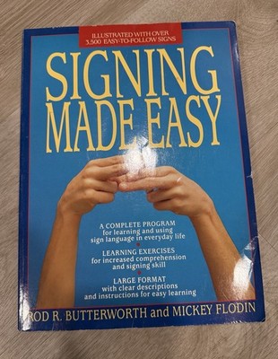 Signing Made Easy Butterworth Flodin Study Guide Book Sign Language Perigee