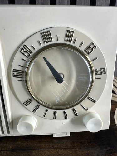 Vintage Motorola Clock Radio ▪︎ Model 5C in Cream ▪︎ Clock & Radio Work, - Picture 3 of 8