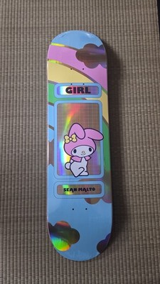 RARE GOLD Hello Kitty Blind Bag My Melody Foil Sean Malto Girl Skateboard Deck
