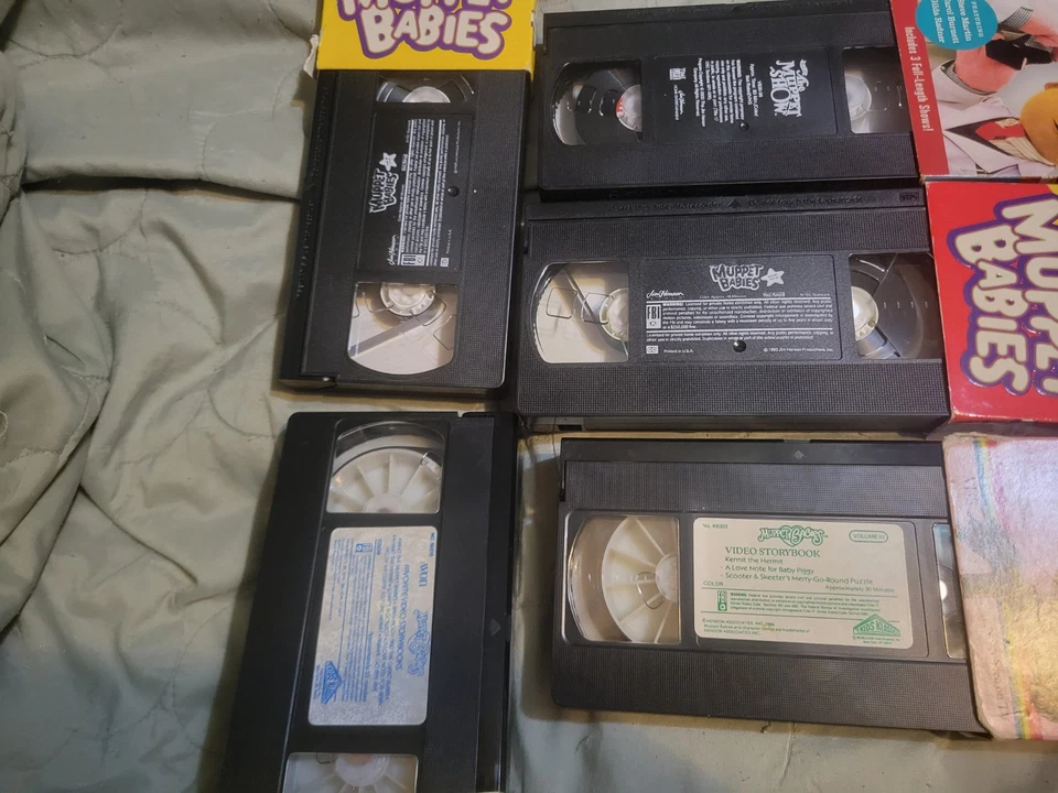 Muppet Babies VHS Lot The Muppet Show 6 Tapes - Image 3 of 4