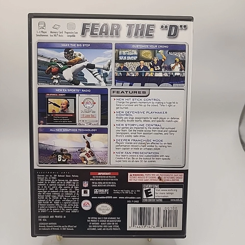 Madden NFL 06 (Nintendo GameCube, 2005) Completo  Foto 2 de 4
