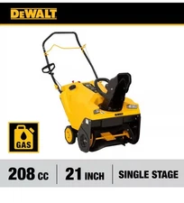DEWALT 21 in. 208cc Single Stage Gas Snow Blower NEW - P1-71