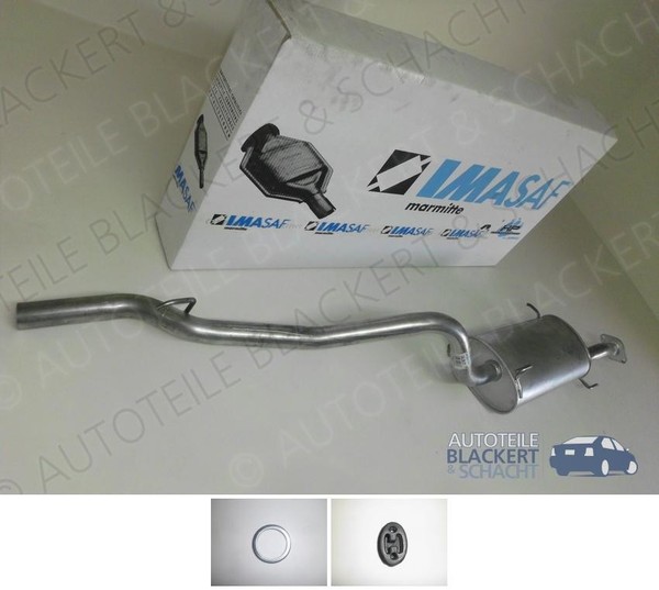 Imasaf ESD Auspuff Endtopf für Daihatsu Feroza Hard Top+Soft Top 1.6 I 16V 1993--image