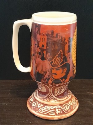 Vintage Schlitz Beer Stein  Chicago Fire 1871  7  x 2-1/2  Opening Made in USA