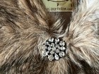 Mia Joy/Joyfolie Girls Helena Faux Fur Caplet In Btown Size 7 NWT — photo 2