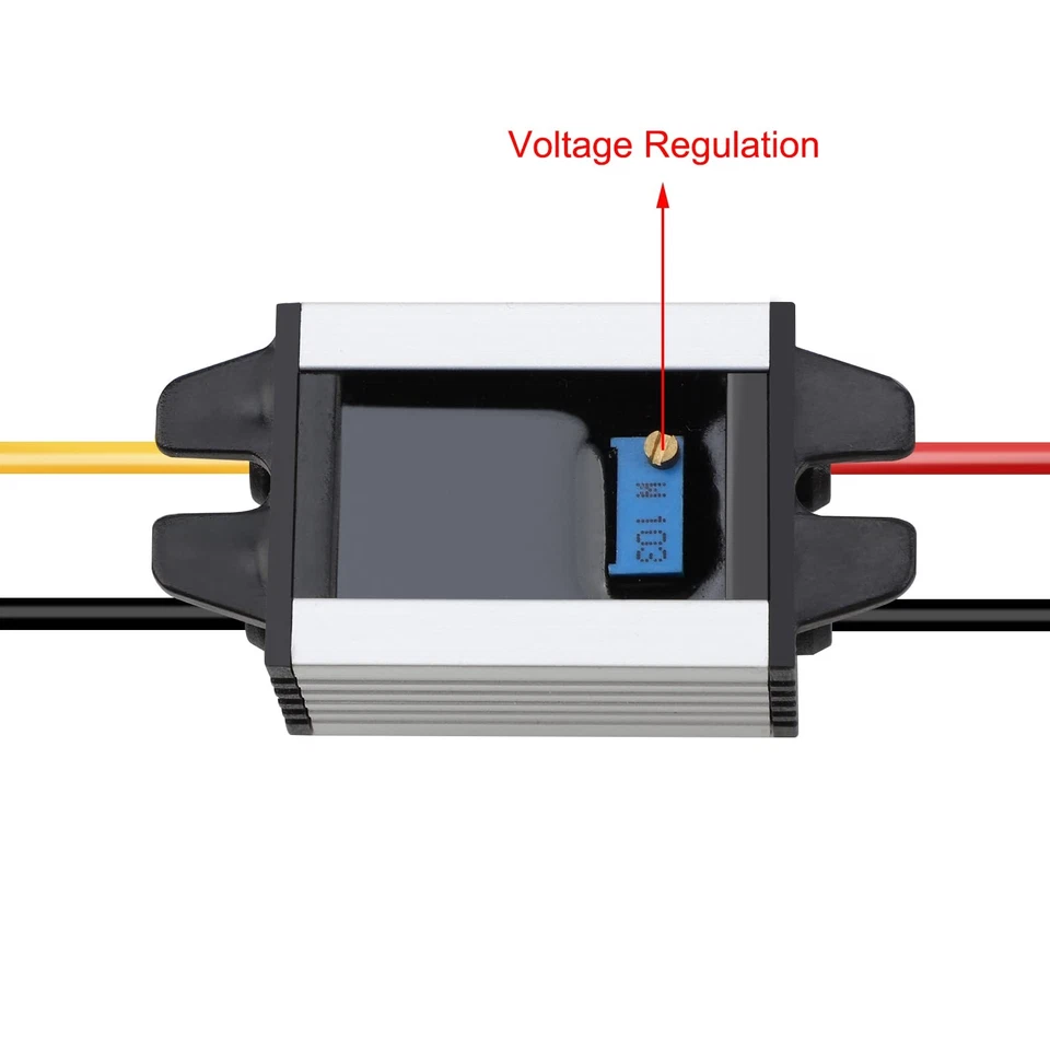 Waterproof DC Buck Converter 3A Adjustable Voltage Regulator 8-22V to 5V 12V - Image 2 of 4