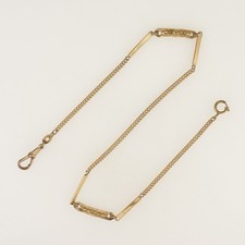 RARE Pocket Watch Chain Gold pl for Men's fusee duplex repeater tourbillon RAR