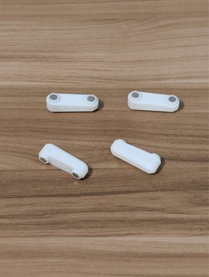 Drop CTRL/SHIFT/ALT Keyboard Replacement Magnetic Feet (4-Pack) (White)