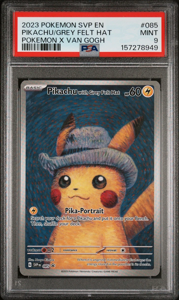 Preços baixos em Pikachu with Grey Felt Hat 085 Sv: Scarlet