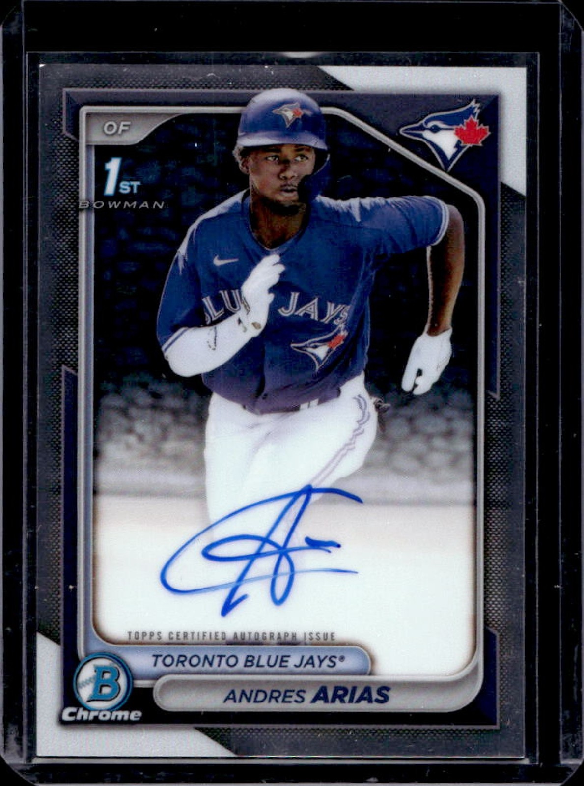 2024 Bowman Chrome Andres Arias Auto 1st #CPA-AAR Blue Jays