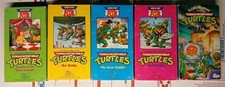 Lot Of 5 TMNT - 4 VHS Burger King Kids Club S...