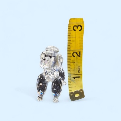 Swarovski Crystal Figurine Poodle 167571 Excellent 2