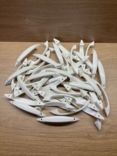 45 Vintage Retro New Old Stock Furniture Drawer Handles White Plastic 105mm 