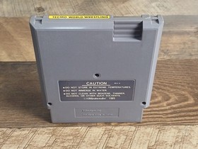 Tecmo World Wrestling (Nintendo NES, 1990) Game Only - Tested