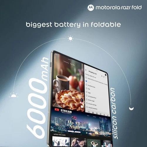 Motorola Razr Fold | 512GB | 16GB RAM | Lily White | Global Version E-SIM NFC - Picture 8 of 16