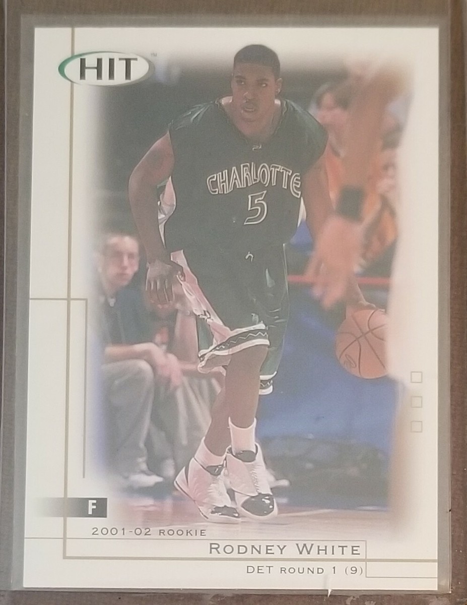 2001 SAGE HIT #5 Rodney White Charlotte University Basketball Card