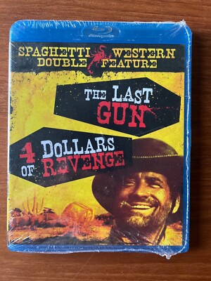 SEALED The Last Gun & 4 Dollars Of Revenge Blu-Ray (Spaghetti Western) DJANGO