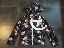 Tolle Chiemsee Fleece-Jacke Pulli Pullover, Gr. 128, Blumen