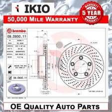 Fits Porsche 911 718 Boxster Cayman + Other Models Brake Disc Front Left Ikio