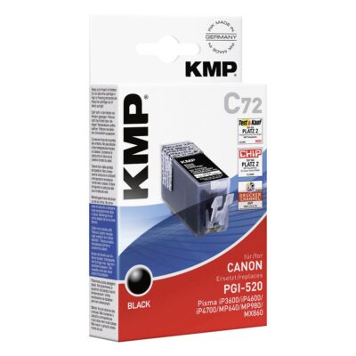 KMP C72 Patrone für Canon PGI-520 Pixma IP 3600 4600 4700 MP 540 550 560 620 630