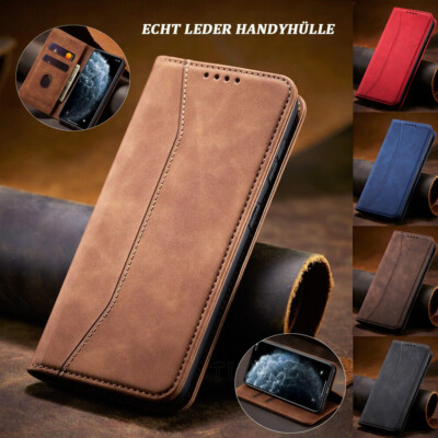 Handyhülle für Huawei P20 P30 Lite Pro Schutzhülle Magnet Flip Cover Handytasche