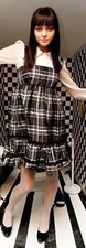 NWT Alice + Olivia $330 Silk Plaid Mini Dress Jumper Sz XS Black and White