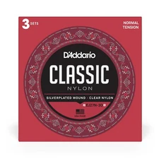 D'Addario Guitar Strings Nylon 3 Sets Classical EJ27N