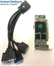 Matrox Mgi QID-E128LPAF 128MB DDR2, Pcie x16 Quad DVI Mit KX20 Cable Low-Profile