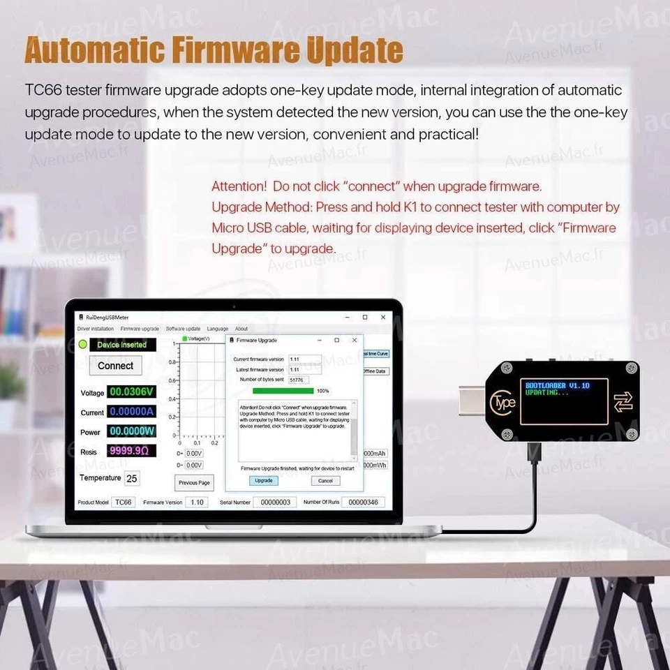 Voltmetertester Für Macbook Typ USB-C - Bild 4 von 4