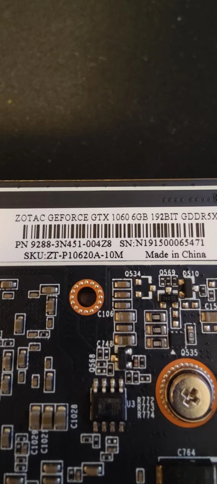 ZOTAC GeForce GTX 1060 6GB Mini Graphics Card - Image 2 of 4