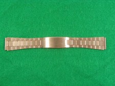 1960s Vtg Hong Kong NOS Stainless Steel 18 mm Adjustable Watch Band Bracelet