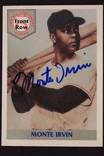 Top 10 Baseball Cards to Remember Monte Irvin 17
