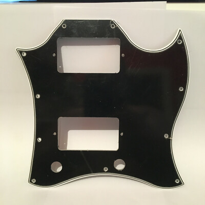 5 Ply Black WIDE BEVEL Pickguard for 2021-Current Epiphone SG Traditional Pro