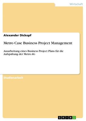Metro Case Business Project Management | Buch | 9783668541481
