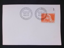 BELGIEN WIDERSTAND 1945 ANTIFA PRISONER OF WAR KRIEGSGEFANGENER KARTE 1946 c9995